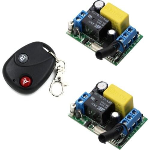 AC 220V 1CH 1 CH Wireless Relay Remote Control Switch Wireless Remote Power Switch 10A Receiver Transmitter 315Mhz/433Mhz