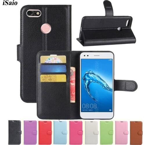 For Huawei Y6 Pro 2017 Wallet Flip Case Leather Cover Huawey Enjoy 7 P9 Lite Mini Phone Coque Funda Capas Para Stand Card Slot