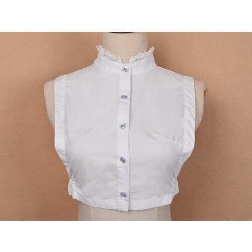 Fashion women Wholesale Fashion Cotton Detachable women Grey Detachable Shirt New Arrival Fake Collar Classic