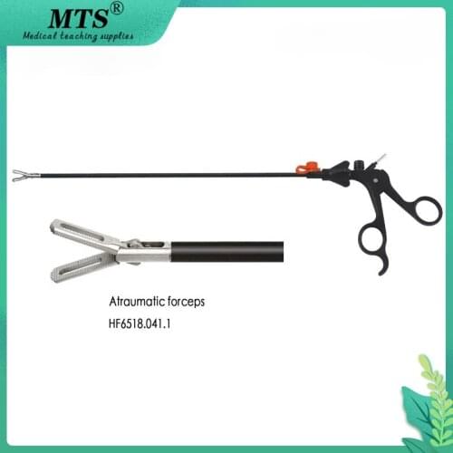 MTS Laparoscopic Surgical Instruments 5mm Atraumatic Grasping Forceps for surgery or medical teaching training HF6518.041