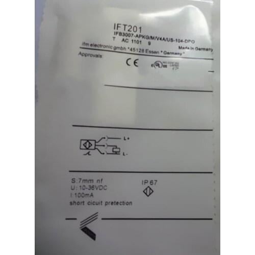 NEW IFM proximity switch IFT201 free shipping