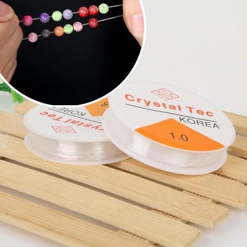 New Fashion 5/8/10/12/15 Meter/Roll Length Diameter Crystal Elastic Beading Cord String Thread For DIY Necklace Bracelet Jewelry