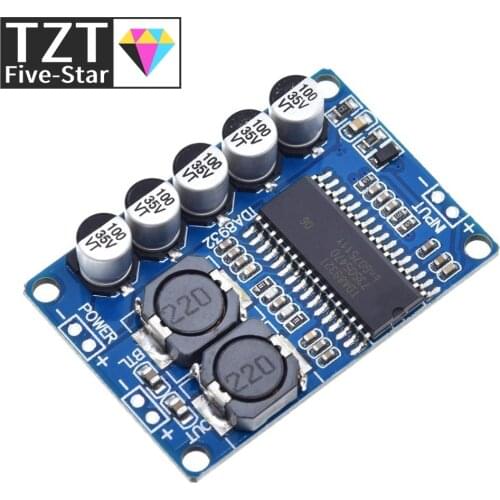 TZT Digital power amplifier board module 35w mono amplifier module High-power TDA8932 low power consumption