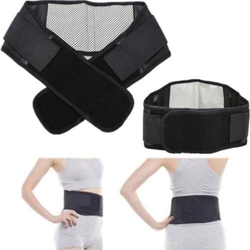 Adjustable Tourmaline Self-heating Magnetic Therapy Waist Belt Lumbar Support Back Waist Support Brace Double Banded aja lumbar