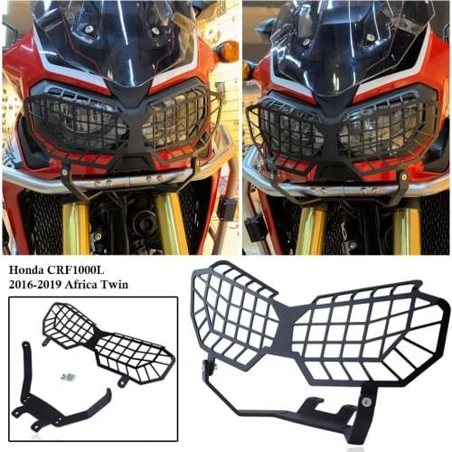 Motorcycle Grille Headlight Cover Protector Guard Lense For Honda CRF1000L CRF 1000L CRF1000 L Africa Twin 2016 2017 2018 2019