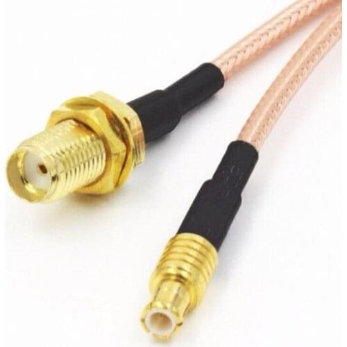 SMA Female To MCX Male Plug RG316 Cable RF Connection Wire Splitter Combiner with 15cm wire