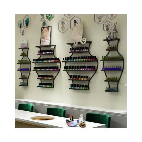 Nail polish rack perfume rack nail polish rack wall hanging lipstick makeup shelving rack nail oil glue shelf display rack