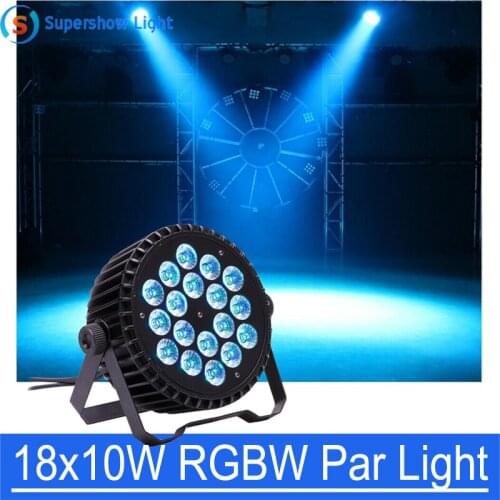 18x10W RGBW 4in1 Led Par Light With DMX512 Control Stage Light For DJ Wedding Disco Bar Stage 18x10w 4 in 1 Par Light
