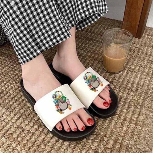 Slippers For Women 2021 Flat Bottom Indoor Slipper For Woman Home Flip Flops Female Bathroom Non-slip Women Sandals Women Shoes