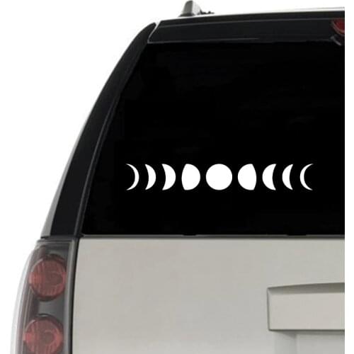 Moon Phases Vinyl CAR DECAL Astronomy Astrology Wiccan Gothic Laptop Sticker for Apple MacBook Air / Pro Decoration