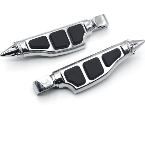 Motorcycle CNC Rear Foot Pegs Footrest For Yamaha XV250 08-15 XVS650 XVS650A 98-09 XVS950 09-15 XVS1100 99-09 V-Star 250 650 950