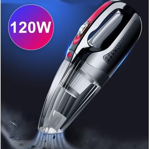 120W Car Vacuum Cleaner for Car wireless Portable Handheld Vacum Cleaner Vaccum Strong Power Suction 5000Pa Interior free ship