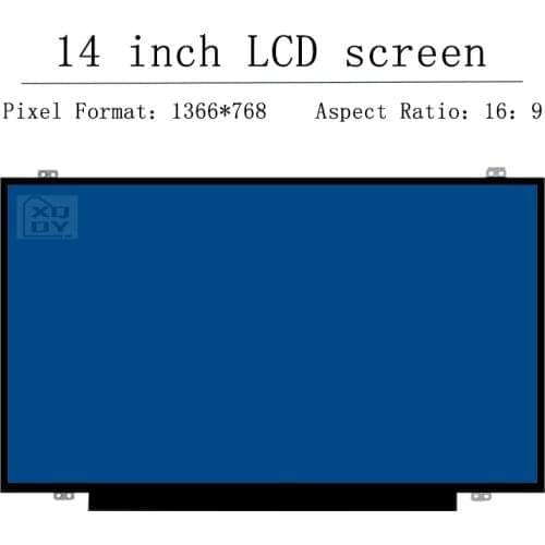 14" Slim LED matrix For HP probook 445 G2/840 G1/840 G3/446 G3/840 G2 laptop lcd screen panel 1366*768 30 pins EDP Non Touch