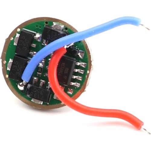 17mm AMC 7135 x12 x10 x8 x3 7135*12 Driver 2 Group 8 mode 3 5 modes AMC7135 chip 18650 Flashlight Circuit Board with Mode Memory