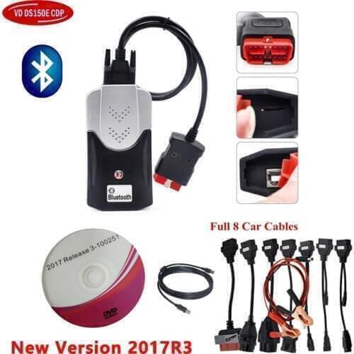 2021 Obd2 Scanner odb2 for Delphis Vd ds150e Cdp Professional Automotive Bluetooth 2017R3 Keygen Software Car Diagnostic Tools