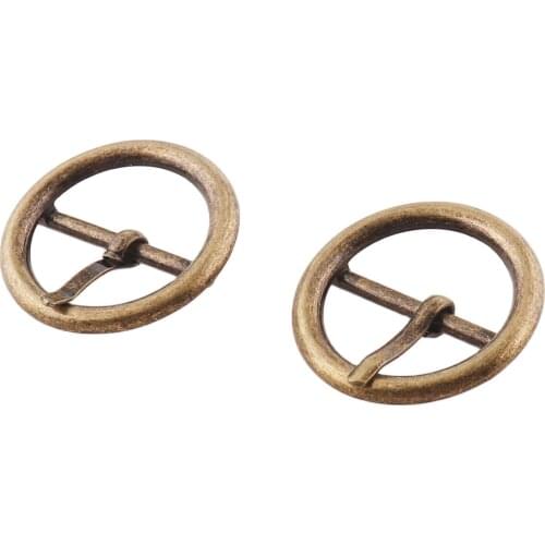 Bronze Strap Buckles 1"(25mm) Round Center Bar Buckles Belt Buckle Strap Adjuster buckle Pin buckle purse buckle metal buckle