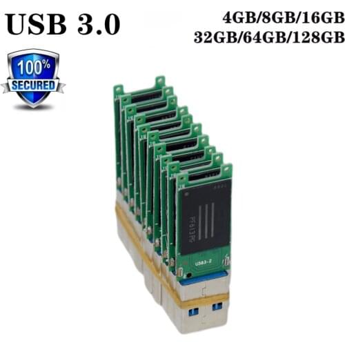 Wholesale Chip USB 3.0 chip 2G 4G 8GB 16GB 32GB 64GB 128GB pendrive memory disk flash short universal board Udisk