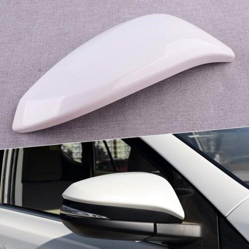 CITALL White Car Front Right Passenger Side Wing Rearview Mirror Cover Cap Fit For Toyota RAV4 2013 2014 2015