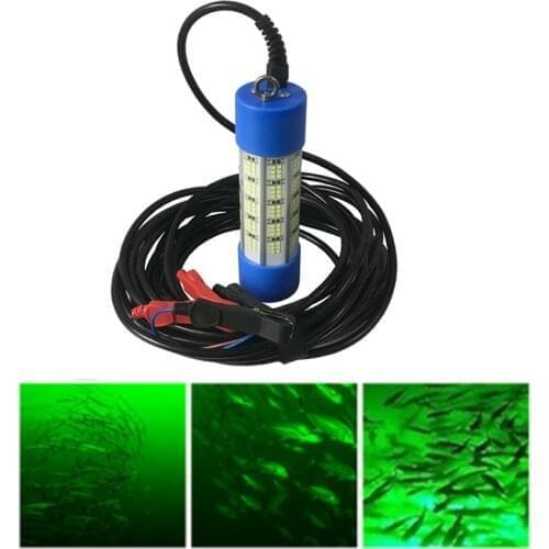 DC 12V Underwater Fishing light White/Warm White/Blue/Green IP68 Waterproof Night Boat Raft Fishing attract Fake Bait