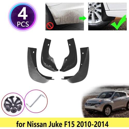 For Nissan Juke F15 2010 2011 2012 2013 2014 Mudguards Mudflaps Fender Guards Splash Mud Flaps Front Rear Wheel Car Accessories