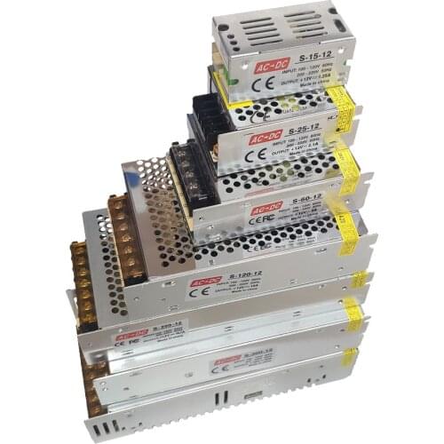 Power Supply AC-DC 110V 220V TO 5V 12V 24V 48V Lighting Transformer 2A 5A 10A 20A 30A 33A 50A LED Switching Power Source Adapter