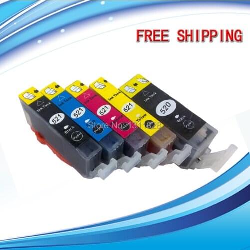 INK WAY PGI-520 CLI-521 15 PCS 3 SETS of compatible ink cartridges for PIXMA IP3600 IP4600 IP4700 MX860 MX870 MP540 MP550 MP560