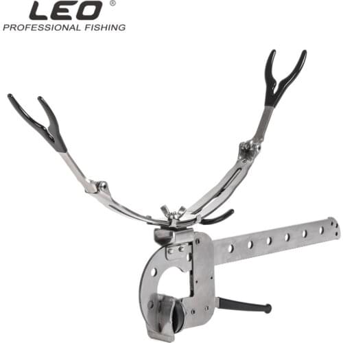 Stainless Steel Fish Rod Holder Adjustable Fishing Pole Rack Stand Bracket Winter Telescoping Sea Fishing Tools Accessories