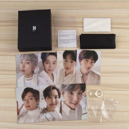 New South Korean Groups K-POP Bangtan Boys MOTS Poster LOMO Cards Photocard Finger Ring HD Wall Stickers