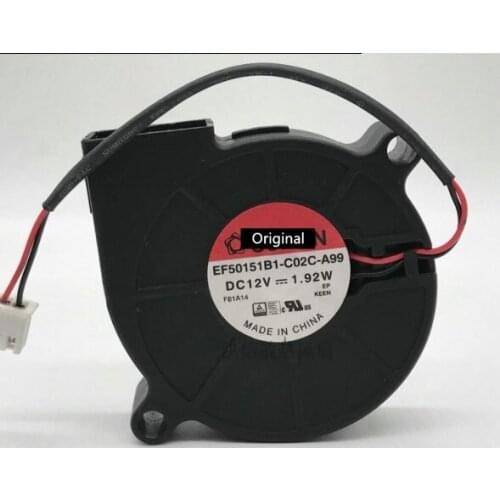 Original new 100% working EF50151B1-C02C-A99 12V 1.92W 50*50*15mm Humidifier Turbo Fan