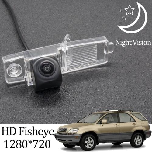 Owtosin HD 1280*720 Fisheye Rear View Camera For Lexus RX 300 MK1 1999 2000 2001 2002 2003 Car Reverse Parking Accessories