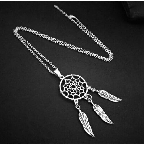 Retro art net necklace Japanese and Korean art small fresh forest stainless steel chain clavicle chain short female student