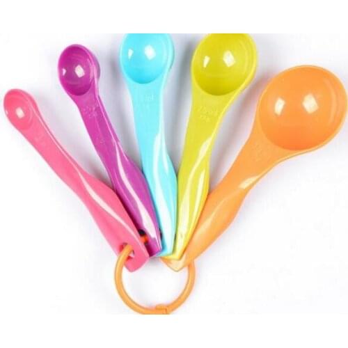 Party Favors 5 sets colorful of kitchen spoon thickened quality food grade baking tools section measuring spoon Mini Set