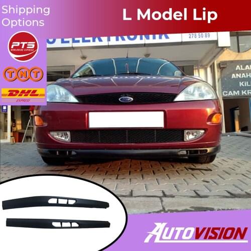For Ford Focus MK1 ST OEM laguna model FRONT SPOILER BUMPER LIP Euro Spoiler Lip Universal 2 pcs Body Kit
