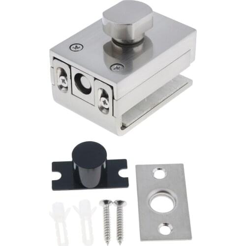 Durable Keyless Stainless Steel Glass Door Lock Anti-theft Security Lock