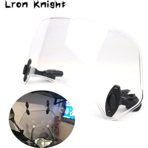 For KAWASAKI NINJA 250 300 400 650 Versys 650 1000 Adjustable Windscreen Windshield Extension Spoiler Wind Deflector Lockable