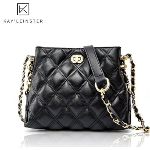 Crossbody Genuine Leather Underarm Bags For Women 2020 High Quality Shoulder Female Chain Bag Sac A Main Femme