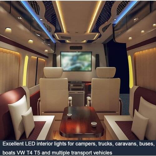 9W LED Warm White Pure White Spotlight Interior Lights Ceiling Lamps Round Boat Down Wall Caravan Lights Truck For Camper