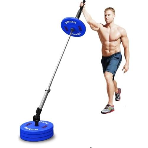 360 ° Swivel T - Bar Row Plate Post Insert Rack Gym Fitness Equipment Back Exercise Barbell Attachment for Deadlift Squat