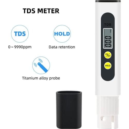 Yieryi LCD Digital TDS Meter Aquarium, Drinking Water Filter Water Quality and Purity Tester TDS-M2 Purity Tester