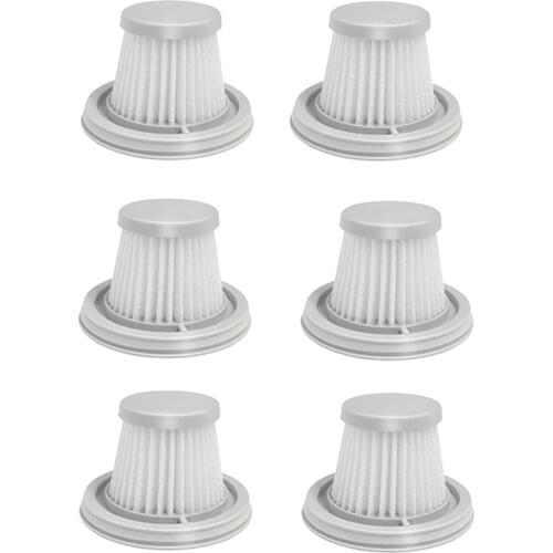 1/2/6PCS Washable Hepa Air Filters for Mi Mijia Robot vacuum cleaner Handheld Car Mini Robot Accessories Kits Parts