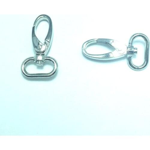 50pcs Trigger Snap Hook (3/4 Inch) For Keychains and Craft Making Lobster Swivel Clasps