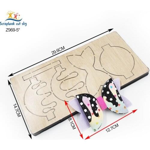 Bow DIY Z969 Muyu Wooden Mold Scrapbook Cutting Dies Suitable For Market General Machines