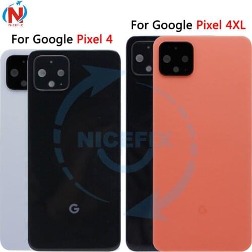 For Google Pixel 4 Back Battery Cover glass Housing Case Replacement Parts For Google Pixel 4 XL Battery Cover