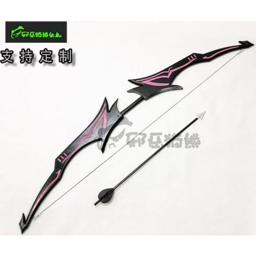 Game Fate/Grand Order FGO Atalanta Bow and Arrow Weapons Halloween Carnival Cosplay Party Props Accessories