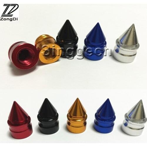 ZD 4pcs Car Tower Shape Tyre Valve Cap Covers for Jeep Renegade Wrangler Skoda Octavia A7 2 Rapid Fabia Yeti Opel Astra H J G