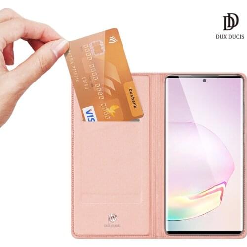 For Samsung Galaxy NOTE 20 DUX DUCIS Skin Pro Series Leather Wallet Flip Case Full Protection Steady Stand PU+TPU