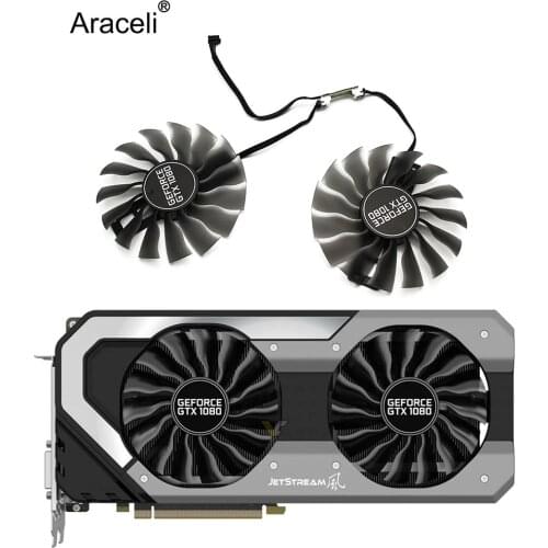 95MM Fan GTX1080 GPU Cooler For emtek Palit GTX 1080 OC Super JetStream Graphics card cooling fan