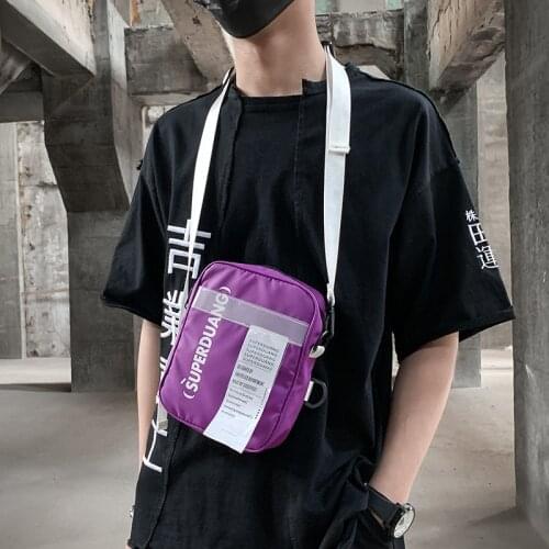 Small Chest Pack Shoulder Bag Streewear Hip Hop Women Unisex Crossbody Bags for Women 2020 Harajuku Style Boys Girls Handbag