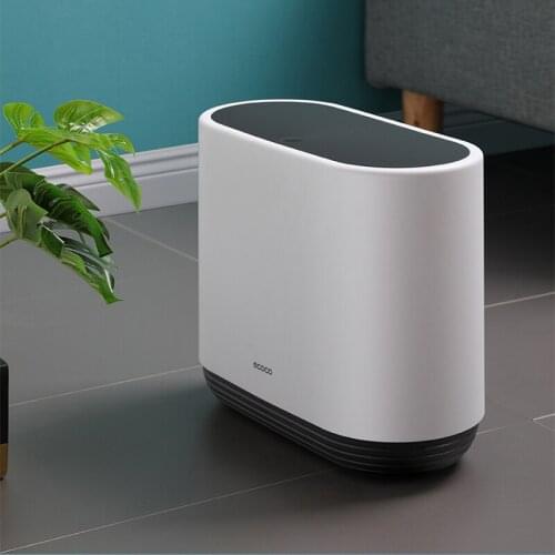 10L Narrow Type Trash Can Toilet Waste Dustbin Trash bin Basket Garbage Bucket Multifunction Kitchen for Bathroom Accessories