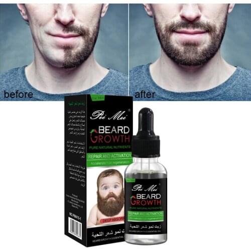 New Barbe Beard Essentital Oil Beard Growth Enhancer Pure Natural Nutrients Beard Oil for Men Facial Nutrition Beard Care Kit